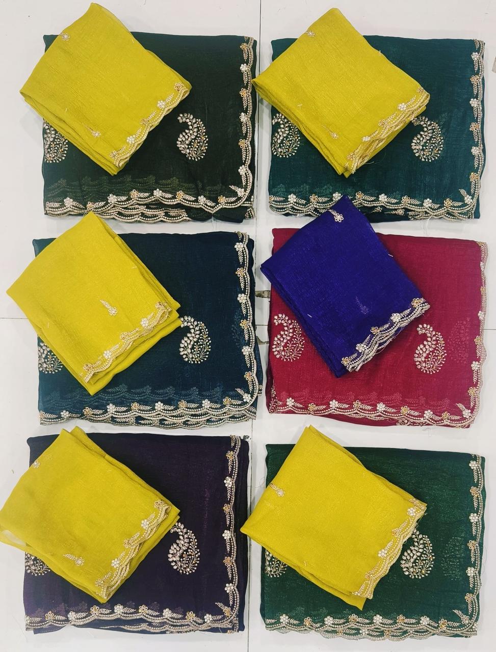 Kanira Golden Glow Saree