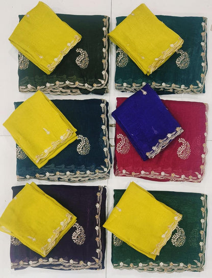 Kanira Golden Glow Saree