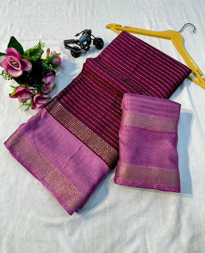 Royal Amethyst Grace Saree